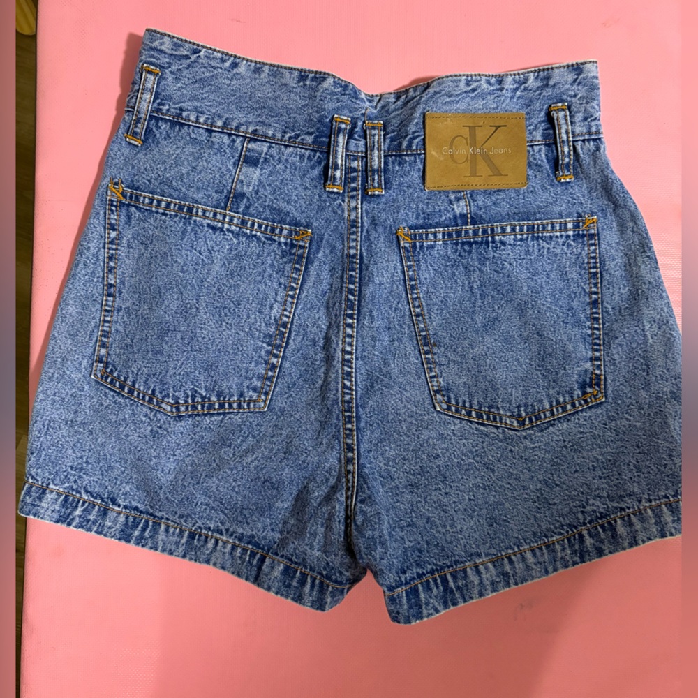 Calvin Klein Light Blue Denim Shorts